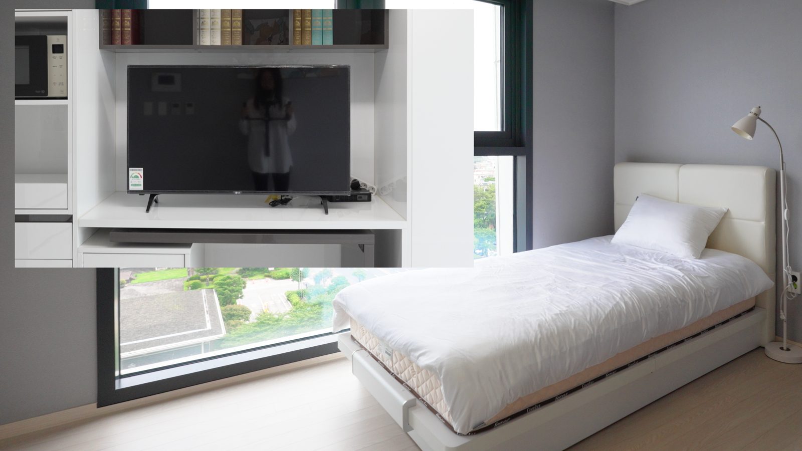 침대, TV