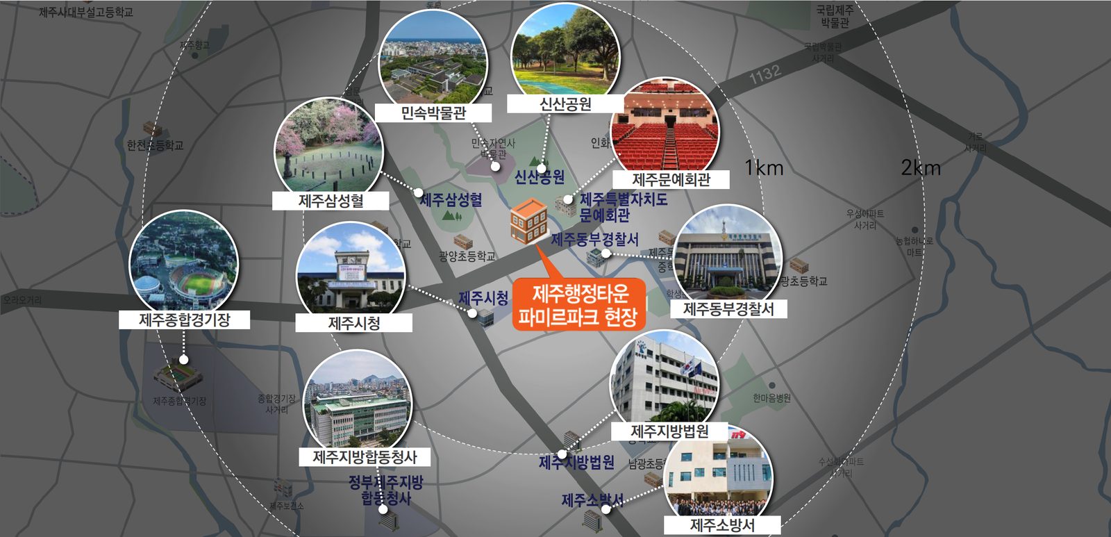 제주 파미르파크 주변 인프라